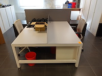 Dubbel metalen bureaumeubel - afbeelding 3 van  3