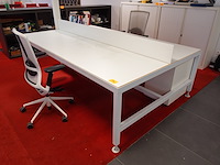 Dubbel metalen bureaumeubel - afbeelding 2 van  6