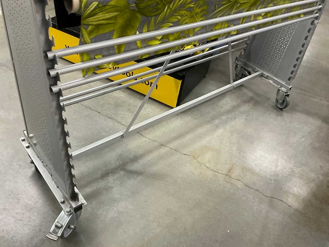 Dubbel metalen rek voor rollen - afbeelding 3 van  5