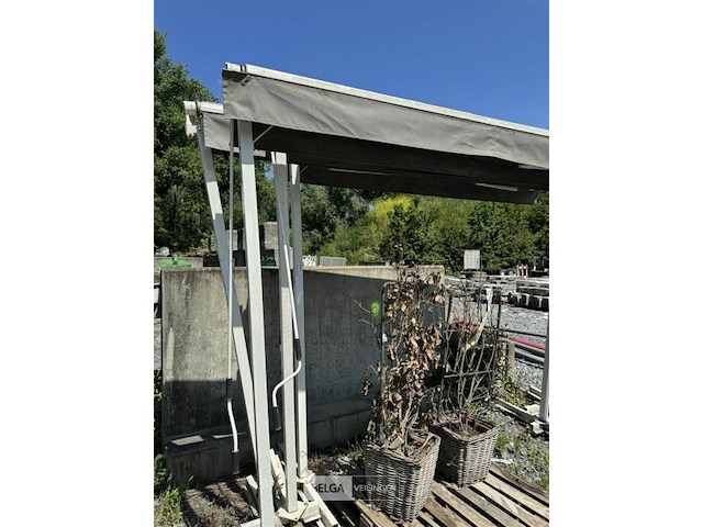 Dubbel rolgordijn op standaard afm ± 280xh220x125 - afbeelding 4 van  7
