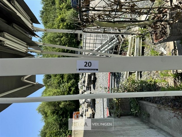 Dubbel rolgordijn op standaard afm ± 280xh220x125 - afbeelding 2 van  7