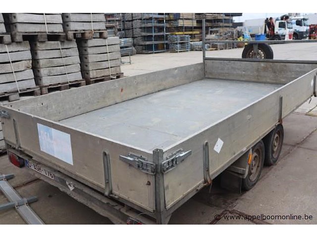 Dubbelassige aanhangwagen bw, chassisnummer yb8bw200020031879 - afbeelding 3 van  5