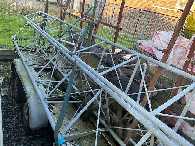 Dubbelassige aanhangwagen - afbeelding 2 van  3