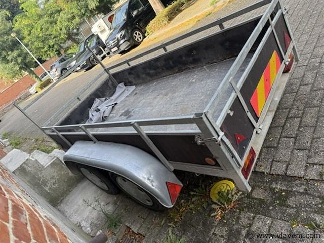 Dubbelassige aanhangwagen - afbeelding 2 van  5