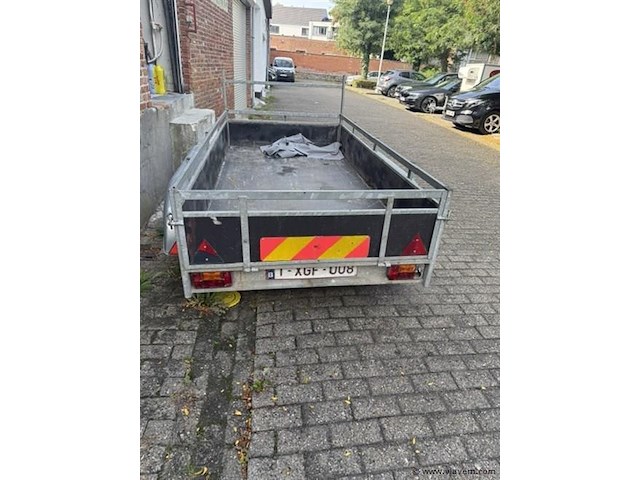 Dubbelassige aanhangwagen - afbeelding 4 van  5