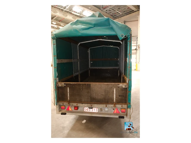 Dubbelassige aanhangwagen - afbeelding 4 van  18