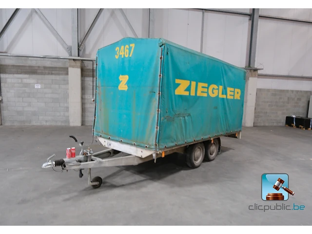 Dubbelassige aanhangwagen - afbeelding 12 van  18