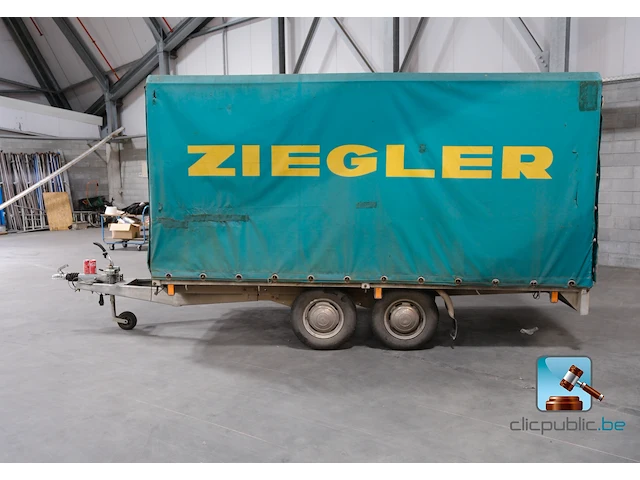 Dubbelassige aanhangwagen - afbeelding 13 van  18