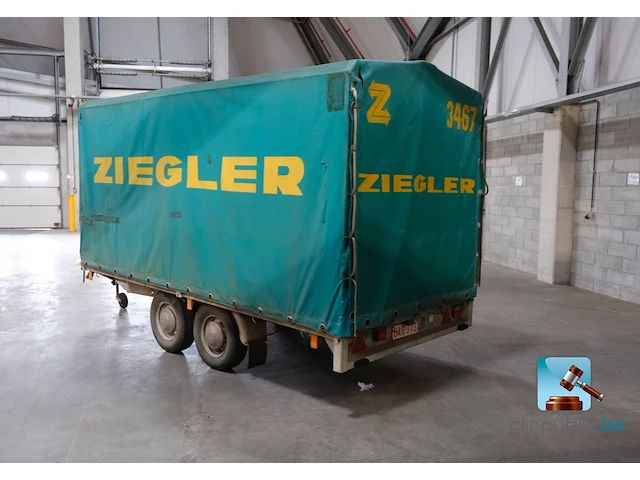 Dubbelassige aanhangwagen - afbeelding 14 van  18