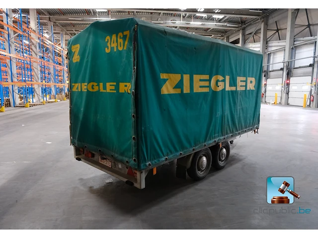 Dubbelassige aanhangwagen - afbeelding 16 van  18