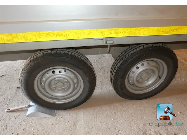 Dubbelassige aanhangwagen - afbeelding 7 van  13