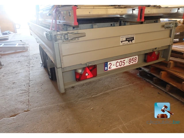 Dubbelassige aanhangwagen - afbeelding 8 van  13