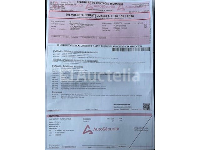 Dubbelcabinebus en platte volkswagen crafter (2003-268.000 km-vin:wv1zzz2dz3h032349) - afbeelding 7 van  7