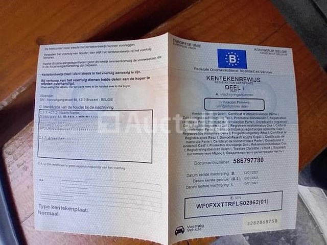 Dubbelcabinebus ford transit (2021 - 94886 km) - afbeelding 6 van  20