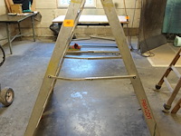 Dubbele alu trapladder - afbeelding 1 van  3