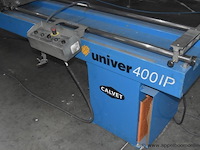 Dubbele aluminium afkortzaagmachine calvet univer 400ip, sr nr 06t181, bj 2006, werking niet gekend - afbeelding 4 van  6