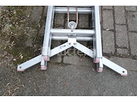 Dubbele aluminium ladder 2x21 - afbeelding 4 van  8