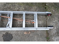 Dubbele aluminium ladder 2x21 - afbeelding 5 van  8