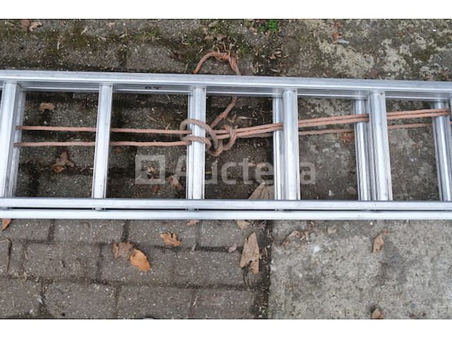 Dubbele aluminium ladder 2x21 - afbeelding 6 van  8