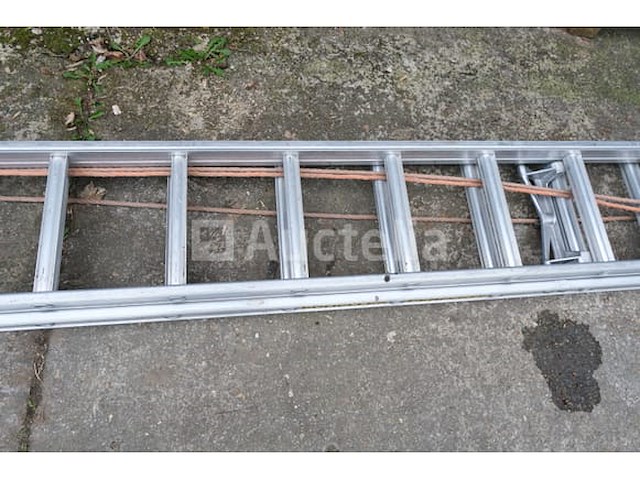 Dubbele aluminium ladder 2x21 - afbeelding 7 van  8
