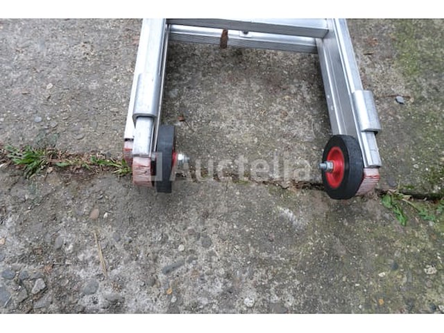 Dubbele aluminium ladder 2x21 - afbeelding 8 van  8