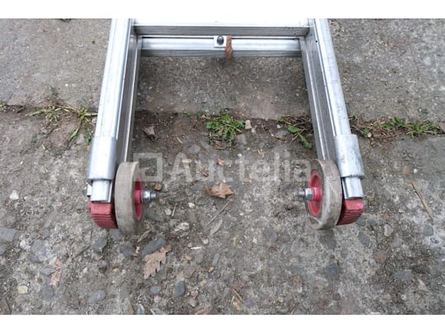 Dubbele aluminium ladder 2x25 - afbeelding 2 van  9