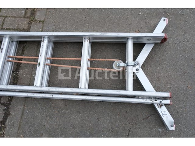 Dubbele aluminium ladder 2x25 - afbeelding 3 van  9