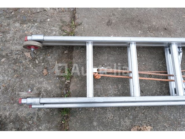 Dubbele aluminium ladder 2x25 - afbeelding 4 van  9