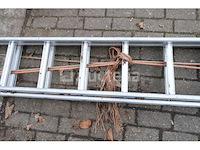 Dubbele aluminium ladder 2x25 - afbeelding 6 van  9