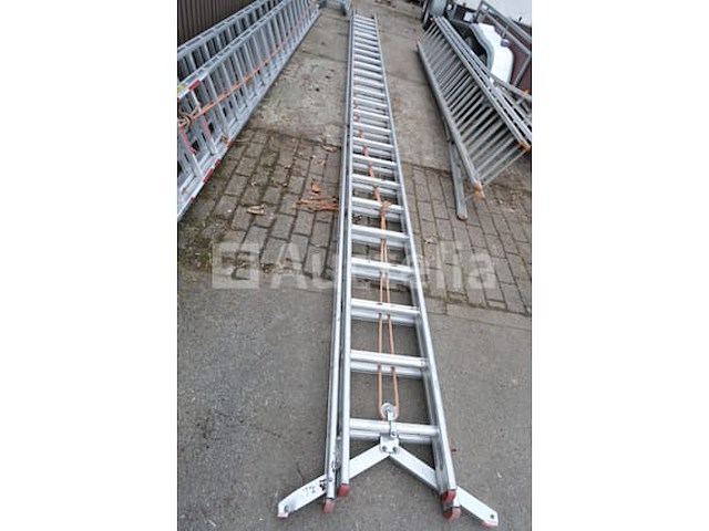 Dubbele aluminium ladder 2x25 - afbeelding 7 van  9