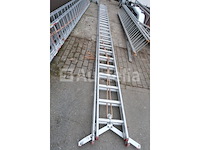 Dubbele aluminium ladder 2x25 - afbeelding 2 van  9