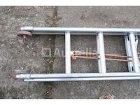 Dubbele aluminium ladder 2x25 - afbeelding 4 van  9