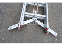 Dubbele aluminium ladder 2x25 - afbeelding 7 van  9