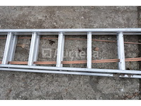 Dubbele aluminium ladder 2x25 - afbeelding 9 van  9