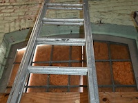 Dubbele aluminium ladder - afbeelding 3 van  4