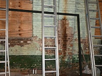 Dubbele aluminium ladder