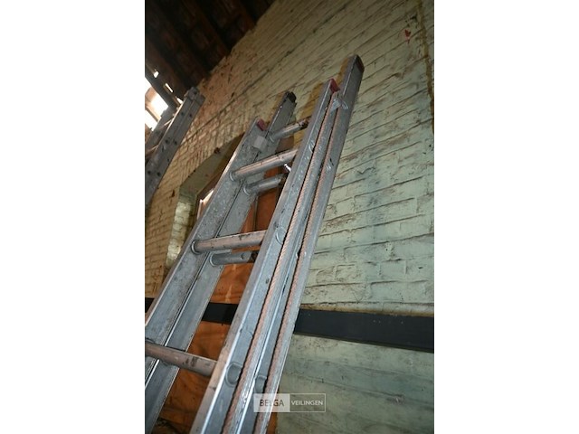 Dubbele aluminium ladder - afbeelding 4 van  4