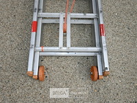 Dubbele aluminium ladder - afbeelding 3 van  4