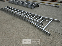 Dubbele aluminium ladder - afbeelding 1 van  5
