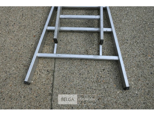Dubbele aluminium ladder - afbeelding 3 van  5