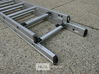 Dubbele aluminium ladder - afbeelding 4 van  5