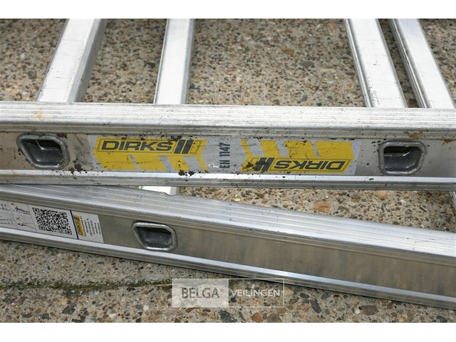 Dubbele aluminium ladder - afbeelding 5 van  5