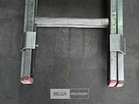 Dubbele aluminium ladder - afbeelding 2 van  3