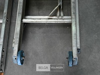 Dubbele aluminium ladder - afbeelding 2 van  4