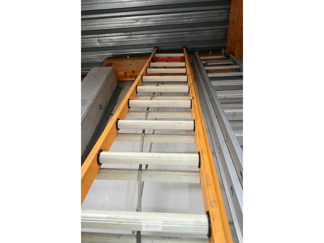 Dubbele aluminium ladder - afbeelding 4 van  4