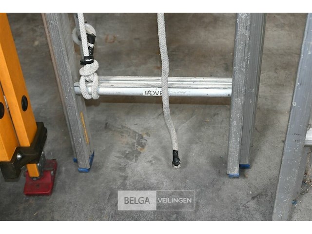 Dubbele aluminium ladder - afbeelding 2 van  4