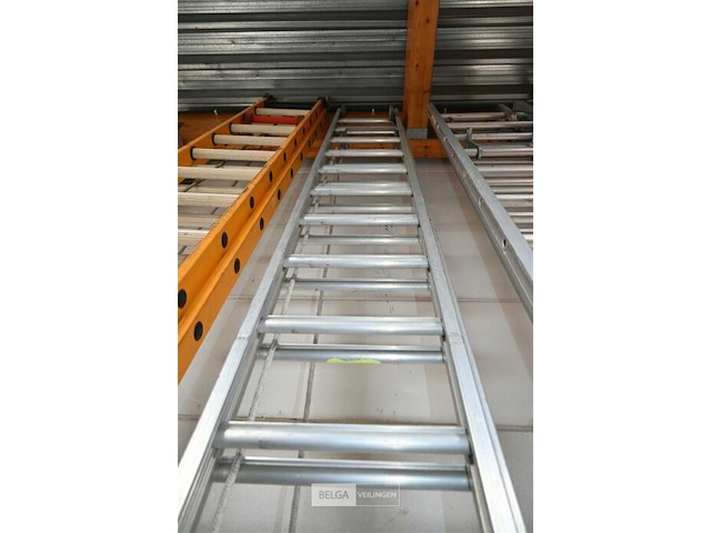 Dubbele aluminium ladder - afbeelding 4 van  4