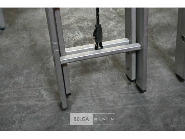 Dubbele aluminium ladder - afbeelding 2 van  4