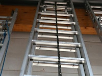 Dubbele aluminium ladder - afbeelding 3 van  4