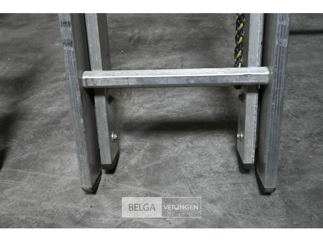 Dubbele aluminium ladder - afbeelding 2 van  4